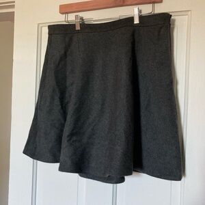 Polo by Ralph Lauren Charcoal Mini Skirt in Size 14